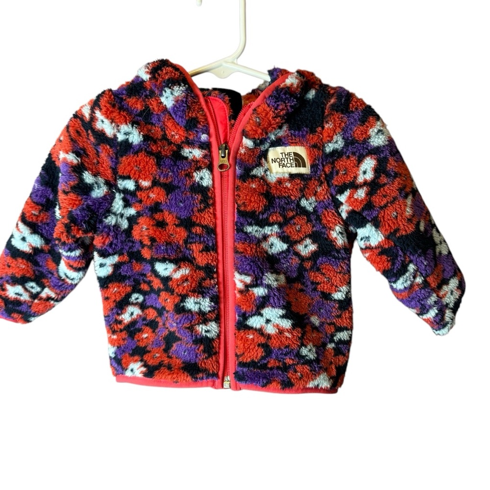 The North Face Kids Plush Zip Hoodie - Red, Purple, Black, White